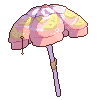 Pink Lemonade Umbrella